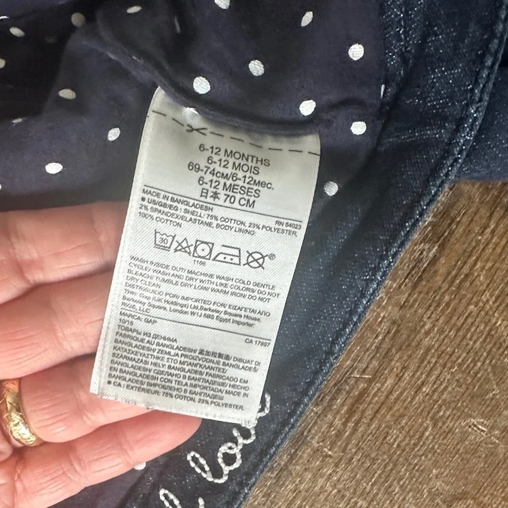 GAP Navy Kids Denim Jacket